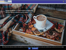 Tablet Screenshot of ambiancechauffage56.com